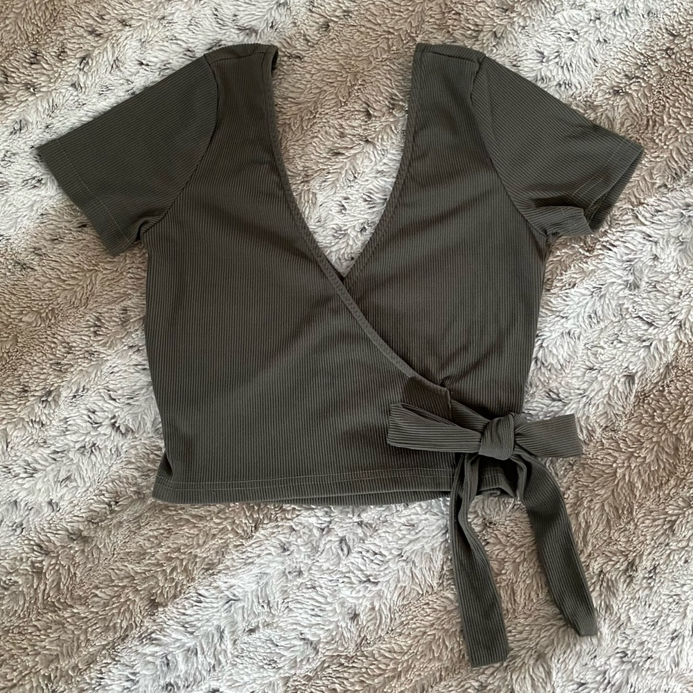 Crossover Crop Top - image 1